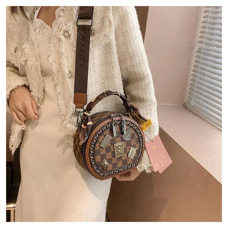 Round Crossbody Bag™ - Stylish and Durable Leather Bag